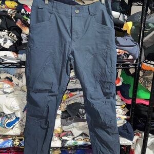 Kuhl Men’s Nylon Breathable Double Knees Hiking Blue Pants Size 32x30
